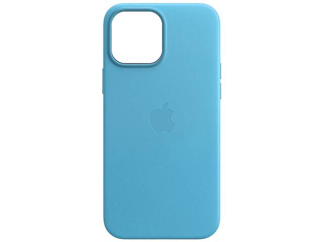 Кожаный чехол Epik Leather Case AA with MagSafe Apple iPhone 13 Pro 6.1' Blue