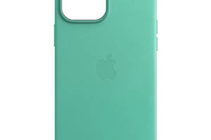 Кожаный чехол Epik Leather Case AA with MagSafe Apple iPhone 13 Pro 6.1' Ice