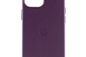 Кожаный чехол Epik Leather Case AAA with MagSafe Apple iPhone 13 6.1' Dark Cherry