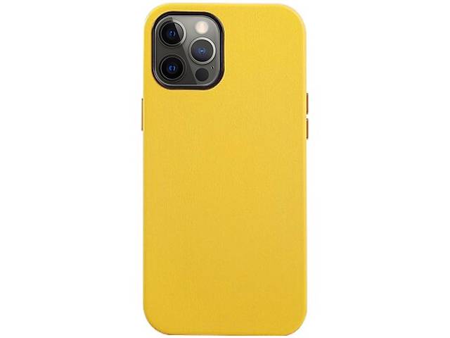 Кожаный Чехол K-Doo Noble Collection для Apple iPhone 12 Pro Max (6.7) (Желтый) 1127304