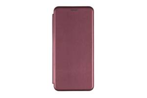 Кожаный чехол-книжка 360 Hard Xiaomi Redmi 12 4G Burgundy