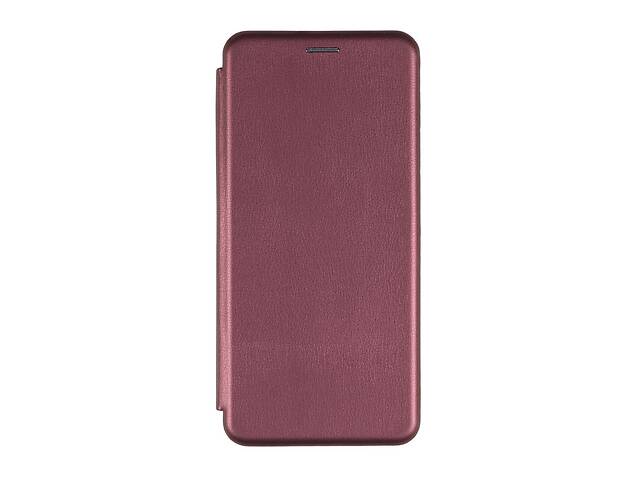 Кожаный чехол-книжка 360 Hard Xiaomi Redmi 12 4G Burgundy
