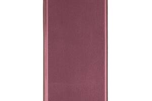 Кожаный чехол-книжка 360 Hard Xiaomi Redmi Note 11 Global / Note 11S Burgundy