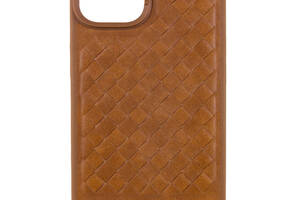 Кожаный чехол Polo Santa Barbara Apple iPhone 15 6.1' Brown