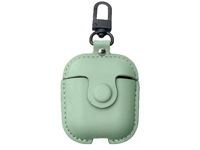 Кожаный футляр Epik Leather bag для наушников AirPods Зеленый 1132356