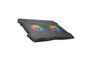 Кулер подставка для ноутбука MeeTion CoolingPad CP2020 с RGB подсветкой Black N
