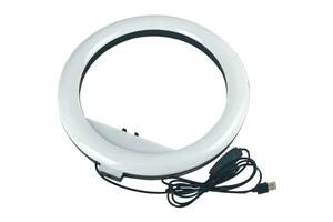 Лампа кольцевая Ring Fill Light QX-300 30 см 12 дюймов USB без держателя (Код товара:25632)