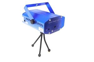 Лазерный проектор мини стробоскоп 4 в 1 MHZ 4053 Синий (008682)