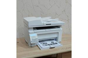 Лазерный сетевой МФУ HP LaserJet Pro MFP M130fn + кабели принтер