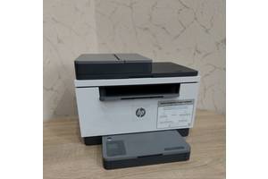 Лазерный сетевой с дуплексом и ADF МФУ HP LaserJet MFP M236 sdn+кабели