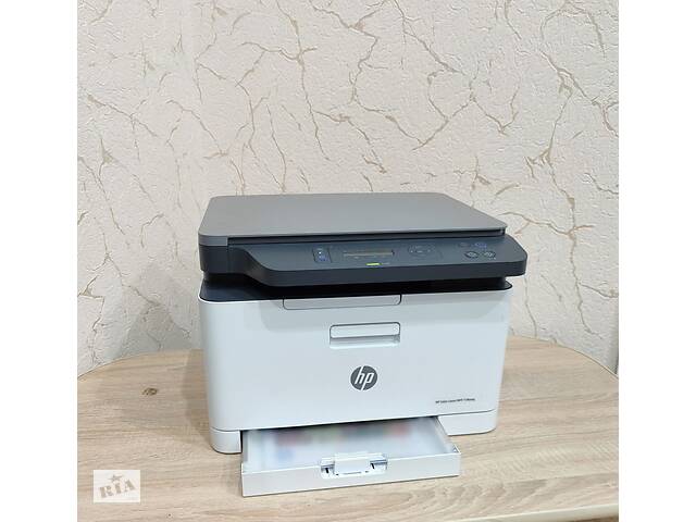 Лазерный цветной сетевой с Wi-Fi МФУ HP Color Laser MFP 178nwg +кабели