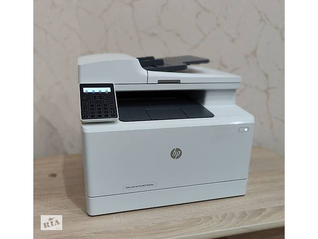 Лазерный цветной сетевой Wi-Fi МФУ HP Color LaserJet Pro M181fw+кабели