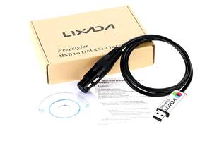 Lixada Usb Dmx 512 Freestyler контроллер Udmx512 пульт управления светом 