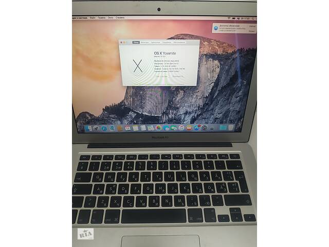 MacBook Air 13' 2015 (А1466) Core i5/ SSD 256Gb/батарея 5 часов