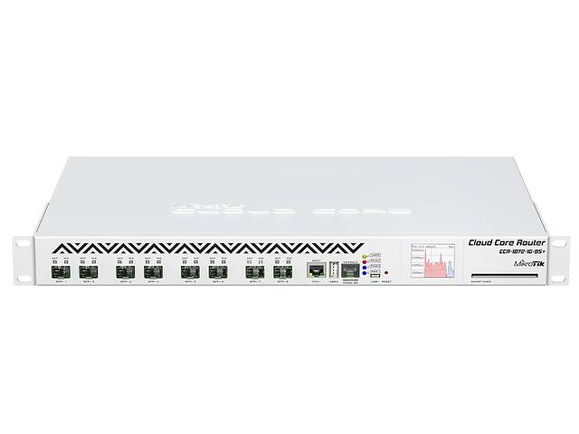 Маршрутизатор MikroTik CCR1072-1G-8S+ (8x10G SFP+, 1x1Gb, 1GHzx72 core, RAM 16Mb) (CCR1072-1G-8S+)