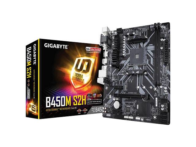 Материнская плата GIGABYTE B450M S2H