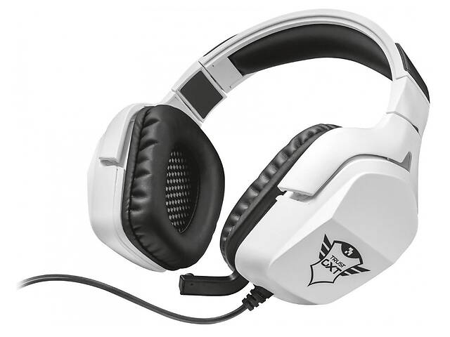 Майже нові навушники Trust GXT 354 Creon 7.1 Bass Vibration Headset USB білі