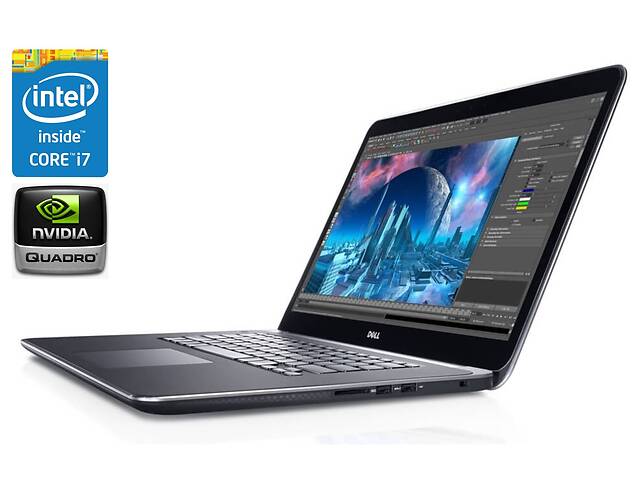 Ноутбук Б-класс Dell Precision M3800/ 15.6' (3840x2160) IPS Touch/ i7-4712HQ/ 16GB RAM/ 256GB SSD/ Quadro K1100M 2GB