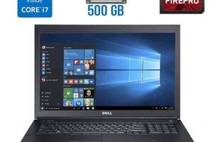 Ноутбук Б-класс Dell Precision M6800/ 17.3' (1920x1080) IPS/ i7-4800MQ/ 16GB RAM/ 500GB SSD/ FirePro M6100 2GB