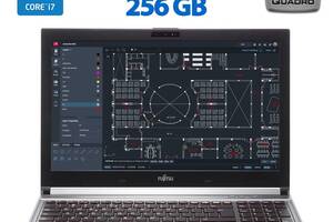 Ноутбук Б-класс Fujitsu Celsius H760/ 15.6' (1920x1080) IPS/ i7-6820HQ/ 16GB RAM/ 256GB SSD/ Quadro M2000M 4GB