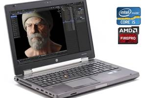 Мобильная рабочая станция Б-класс HP Elitebook 8560w / 15.6' (1600x900) TN / Intel Core i5-2540M (2 (4) ядра по 2.6...