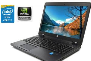 Мобильная рабочая станция Б-класс HP ZBook 15 / 15.6' (1920x1080) IPS / Intel Core i7-4800MQ (4 (8) ядра по 2.7 - 3.7...