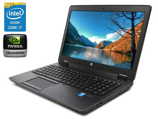 Ноутбук Б-класс HP ZBook 15 G2/ 15.6' (1920x1080)/ i7-4810MQ/ 16GB RAM/ 240GB SSD/ Quadro K1100M 2GB