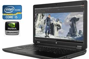 Ноутбук Б-клас HP ZBook 17 G2/17.3' (1600x900)/i5-4310M/16GB RAM/500GB SSD/Quadro K1100M 2GB