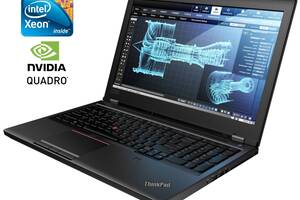 Мобильная рабочая станция Б-класс Lenovo ThinkPad P52 / 15.6' (3840x2160) IPS Touch / Intel Xeon E-2176M (6 (12) ядер...