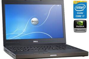 Ноутбук Dell Precision M4700/ 15.6' (1920x1080)/ i7-3840QM/ 8GB RAM/ 512GB SSD/ Quadro K1000M 2GB