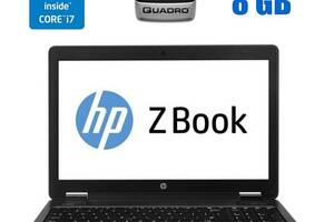 Мобильная рабочая станция HP ZBook 15 G1 / 15.6' (1920x1080) IPS / Intel Core i7-4800MQ (4 (8) ядра по 2.7 - 3.7 GHz)...