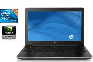 Ноутбук HP Zbook 15 G3/ 15.6' (1920x1080)/ Xeon E3-1505M v5/ 8GB RAM/ 512GB SSD/ Quadro M1000M 2GB