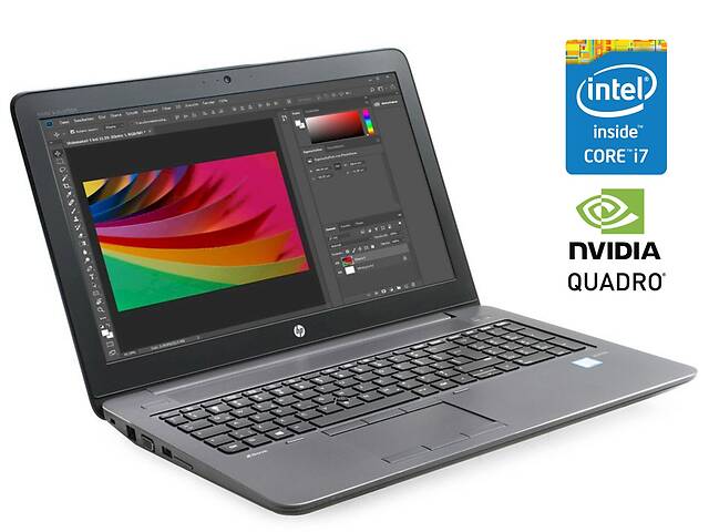 Мобильная рабочая станция HP ZBook 15 G3 / 15.6' (1920x1080) TN / Intel Core i7-6700HQ (4 (8) ядра по 2.6 - 3.5 GHz)...