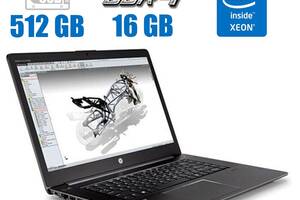 Мобильная рабочая станция HP Zbook 15 G3 / 15.6' (1920x1080) IPS / Intel Xeon E3-1505M v5 (4 (8) ядра по 2.8 - 3.7 GH...