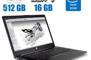 Мобильная рабочая станция HP Zbook 15 G3 / 15.6' (1920x1080) TN / Intel Xeon E3-1505M v5 (4 (8) ядра по 2.8 - 3.7 GHz...