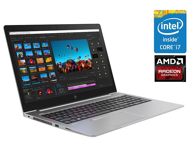 Ноутбук HP Zbook 15u G6/ 15.6' (1920x1080) IPS/ i7-8665U/ 16GB RAM/ 512GB SSD/ Radeon Pro WX 3200 4GB