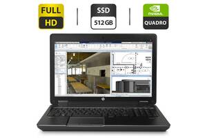 Ноутбук HP Zbook 17 G2/ 17.3'' (1920x1080)/ i7-4910MQ/ 16GB RAM/ 512GB SSD/ Quadro K5100M 8GB