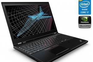 Мобильная рабочая станция Lenovo ThinkPad P50s / 15.6' (1920x1080) IPS / Intel Core i7-6500U (2 (4) ядра по 2.5 - 3.1...