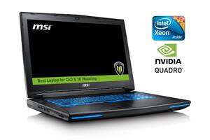 Мобильная рабочая станция MSI WT72 6QM / 17.3' (1920x1080) IPS / Intel Xeon E3-1505M v5 (4 (8) ядра по 2.8 - 3.7 GHz)...