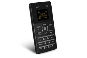 Мобильный маленький телефон Aiek Card Phone Qmart Q1