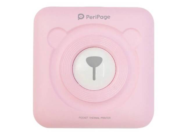 Мобильный принтер для телефона PeriPage A6 Розовый (100336)