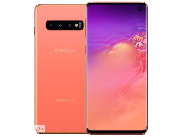 Мобільний телефон Samsung Galaxy S10+ (128gb)SM-G975U Orange snapdragon 1 sim