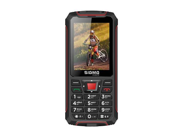 Мобильный телефон Sigma mobile X-treme PR68 Dual Sim Black/Red (4827798122129)