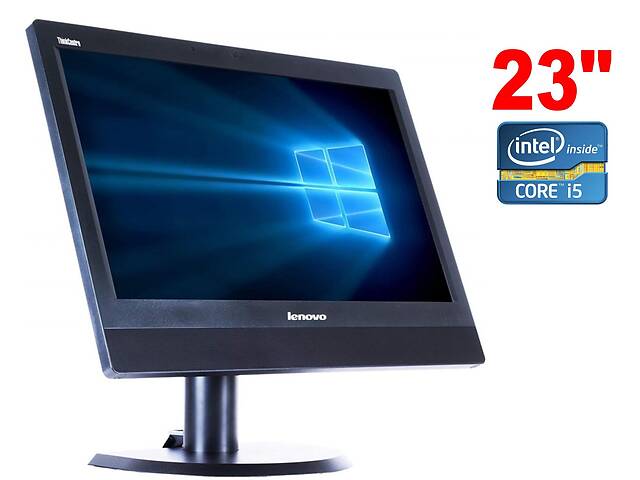 Моноблок Lenovo ThinkCentre M93z / 23' (1920x1080) IPS / Intel Core i5-4430S (4 ядра по 2.7 - 3.2 GHz) / 8 GB DDR3 /...