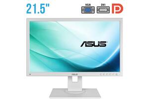 Монитор Asus BE229QLB White / 21.5' (1920x1080) IPS / VGA, DVI, DisplayPort, USB, Audio / VESA 100x100 / Встроенные к...