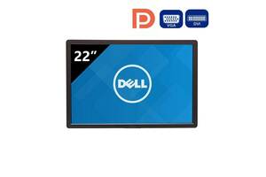 Монитор Б-класс Dell Professional P2213t / 22' (1680x1050) TN / DisplayPort, VGA, DVI, USB 2.0 / VESA 100x100
