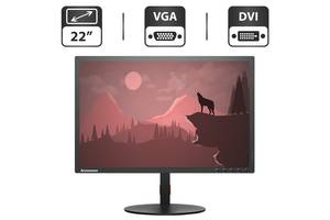 Монитор Б-класс Lenovo ThinkVision T2254A / 22' (1680x1050) TN / DVI, VGA + Кабели подключения