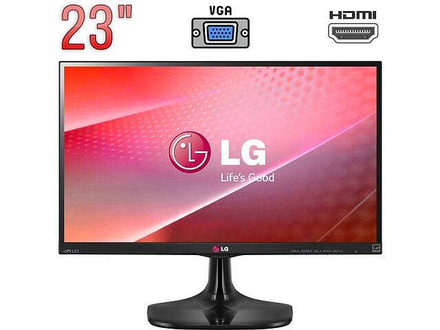 Монитор Б-класс LG 23MP65HQ-P / 23' (1920x1080) AH-IPS / VGA, HDMI, Audio / VESA 75x75 / Блок питания в комплекте