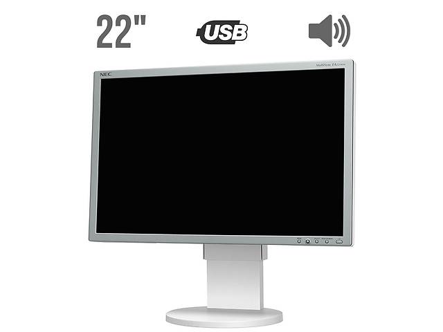 Монитор Б-класс NEC MultiSync EA221WM / 22' (1680x1050) TN+film / DVI, VGA, USB / Встроенные колонки 2x 1W