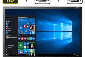Монитор Б-класс Samsung SyncMaster 2443BW / 24' (1920x1200) TN / 1x VGA, 1x DVI / VESA 100x100 + Кабели (VGA, DVI на...